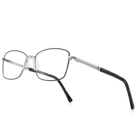 RB. Pilot Reading Glasses for Women Blue Light Blocking Computer Glasses Spring Hinge Readers Metal Frame Acetate Legs