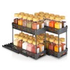 2 Pack Pull Out Spice Rack Organizer for Cabinet, Slide