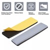 uxcell 100mm x 25mm Rectangle PTFE Furniture Sliders, Adhesive Self
