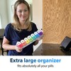 Bexeen XXL Pill Organizer That Holds EVERYTHING! Convenient, Portable &