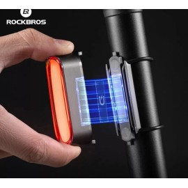 RockBros New ROCKBROS Bike Taillights Magnetic Intelligent Brake Lights Riding Equipment