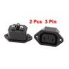 sourcing map 2 Pcs IEC C13 Connector PCB Mount Female