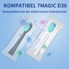 Testina Ricambio per 7MAGIC Spazzolino Elettrico (black,5pc)