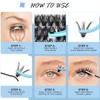 KevKev Lash Extension Kit 300Pcs Individual Lashes Kit Lash Clusters