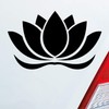 Hellweg Druckerei Car Sticker Rear Window Sticker Lotus Flower Plant