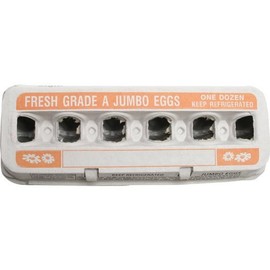 Jumbo Egg Cartons - 200 Count