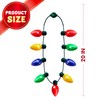 JOYIN 6 Packs Christmas LED Light Up Bulb Necklaces 9