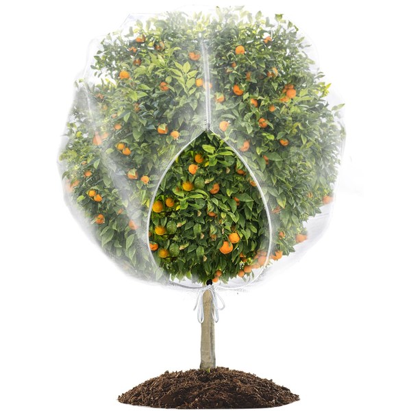 wohohoho 8x8 ft Large Fruits Tree Netting, Insect Bird Barrier