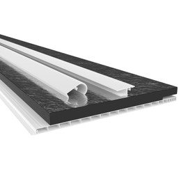 HEXIM PVC Roller Shutter Box Cover Complete Set, Roller Shutter Box Cover, Mounting Profile & Roller Shutter Traverse, Length: 1000-2000 mm, Width: 120-320 mm, Insulation Roller Shutter Box (300 mm x