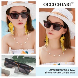 OCCI CHIARI Bifocal Sunglasses Reading Glasses Women Thick Sunglass Readers 3.5 UV Protection Outdoor 1.0 1.5 2.0 2.5 3.0 3.5