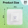 Bordered Gauze 4x4 Adhesive Bandages - Island Dressing Pads -