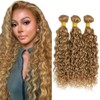 30 30 30 Inch Color #27 Human Hair Bundles Honey