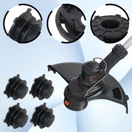 YTXXDEUS US! 4pcs String Trimmer Head Spool Cap Cover, Fit for Stihl Autocut 25-2 Trimmer Head Models FS44 FS55 FS80 FS83 FS85 FS90 FS100