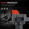 Paquete de bobinas de encendido de motor A-Premium compatibles con