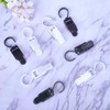20 Pcs Super Strong Plastic Swivel Hanging Hooks, Curtain Clips,