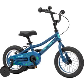 Retrospec Koda Kids Bike with Training Wheels - 12in Toddler Bicycle for Ages 2-3 - Lightweight Steel Frame, Adjustable Seat 15.5-18.5in, Safety Bell & Dual Brakes
