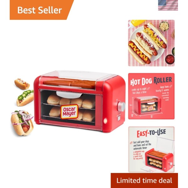 Unbranded Compact Oscar Mayer Hot Dog Roller & Bun Toaster,