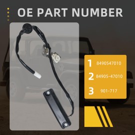 JAVOUKA Tailgate Trunk Rear Hatch Release Switch for Toyota Prius 2004-2009, Trunk Liftgate Switch with Smart Entry Replaces OE # 901-717, 84905-47010