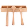 4Pcs/Set Chopsticks and Spoon Set Portable Wooden Tableware with Box