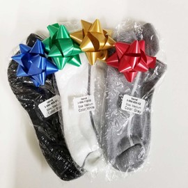 High Falls Footwear Mens 3-Pack No Show Tab Golf Socks (X-Large, White)