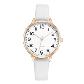 IBSO Women Watches Leather Mesh Strap Round Case Analog Fashion Ladies Wrist Watches (0023 Beige)