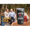 Snowboarding Black Edition Viking Tumbler 20oz - Snowboarding Where adrenaline