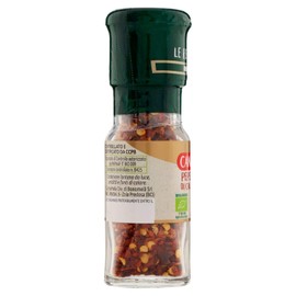 Cannamela – Le Regionali BIO, Peperoncino frantumato di Calabria, Confezione da 21g. Ideale per sughi, zuppe, carni, torte al cioccolato e per rendere piccante ogni piatto