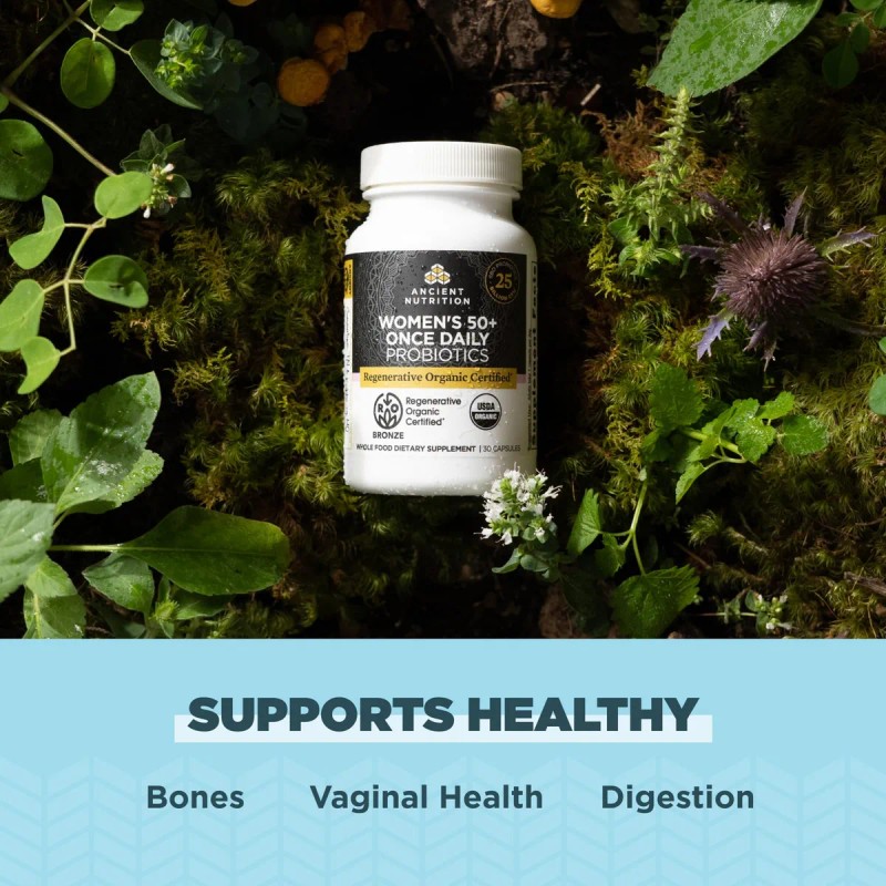 Ancient Nutrition Probióticos Para Mujeres 50+