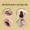 Mandulis Aceite De Ricino Castor Oil 50ml Orgánico Pestañas/Cejas