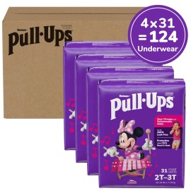 Pull-Ups Girls' Potty Training Pants, Size 2T-3T Training Underwear (16-34 lbs),