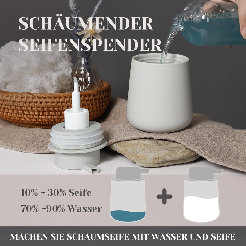 Bosilunlife Soap Dispenser (Grey Foam)