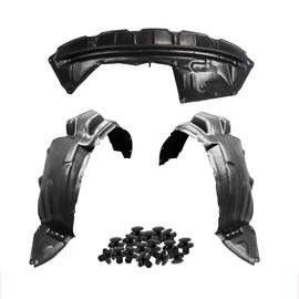 Parts N Go Fender Liner & Lower Engine Under Cover Set w/Clips For 2007-2010 Sienna Front Driver & Passenger Side Left Right TO1228144 TO1248152 TO1249152 5144108020 53876AE020 53875AE020