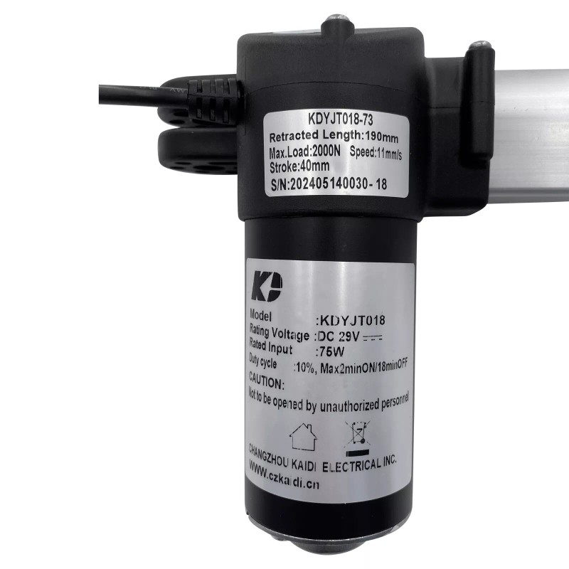Kaidi Linear Actuator Motor Model KDYJT018-73 for Power Recliner Lift