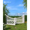 ZEKOO Stainless Steel Gate Hardware Kit, Self Closing Gate Hinges
