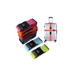 Embrace Today Luggage Straps Set(2) TSA Approved with Lock Adjustable Travel Suitcase - Orange