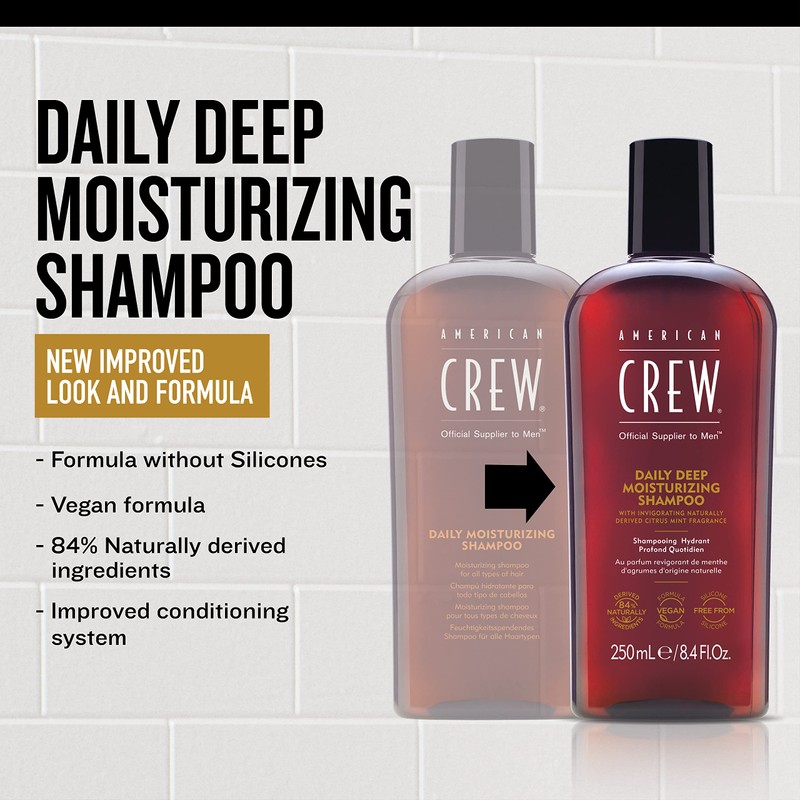 Shampoo Hydratant profond quotidien Daily Deep Moisturising American Crew 450