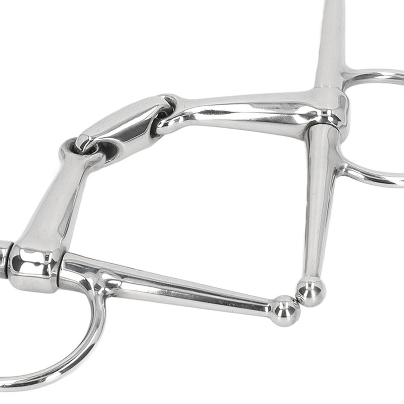 135mm Horse Mouth Bit Stainless Steel Horse Cheek Snaffle for