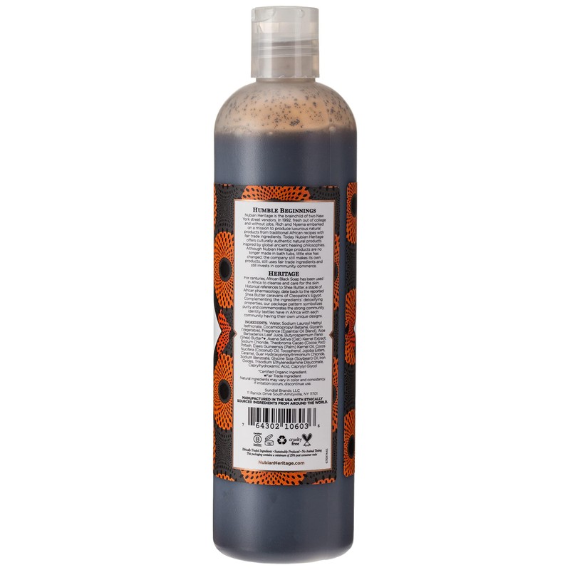 Nubian Heritage African Black Soap Body Wash