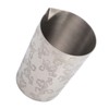 Cocktail Mixing Glass 304 Stainless Steel Heat Preservation Engraved Bartending
