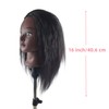 Mannequin Head with 100% Real Hair Cosmetology Female Mannequin Head