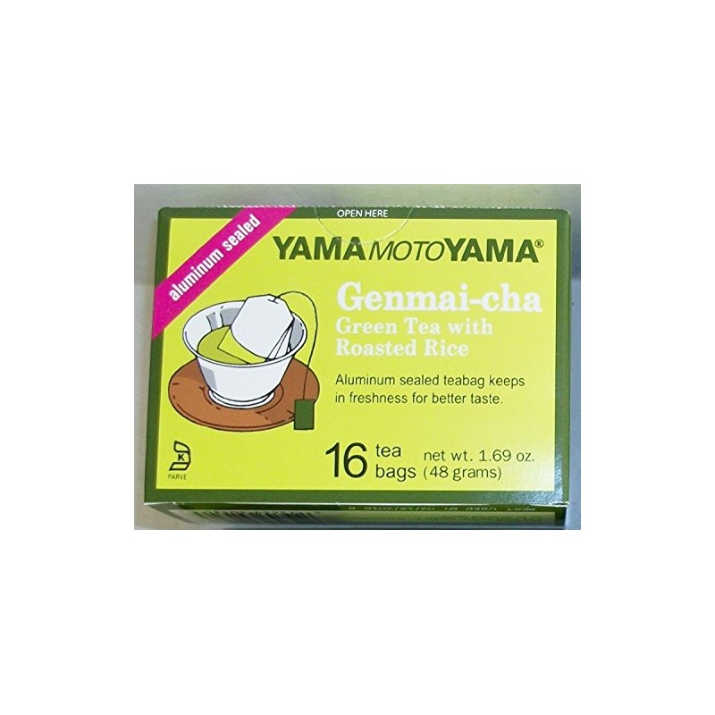 Yamamotoyama Genmai-cha Green Tea with Roasted Rice 16 Count Tea