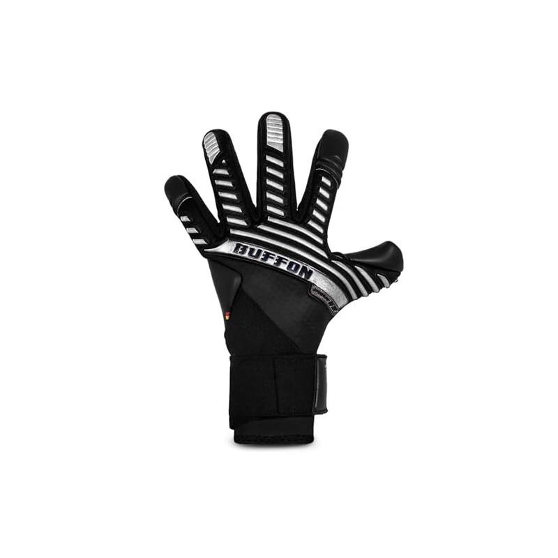 Buffon Guantes De Portero Profesionales Kamikaze Adulto (Negro, 9)