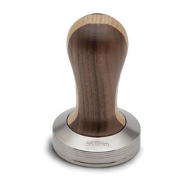 Lelit Coffee Tamper for LELIT58 Filter with Wooden Handle - Silver/Brown (Two-Tone Colour)