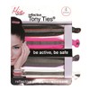 Mia Sport Tony Ties, Reflective Knotted Ribbon Elastic Hair Ties,