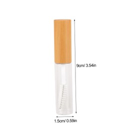 Mikinona Cosmetic Container Women's Refillable Mascara Bottle for Outdoor Use Lash Tube