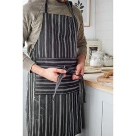 lakeland Black Butcher’s Stripe Apron