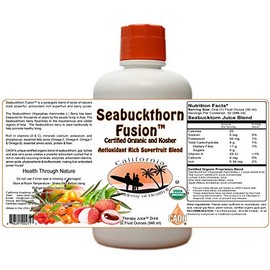 Seabuckthorn Fusion - Certified Organic Seabuckthorn Juice Blend From CAOH® (1-32 Oz Bottle)