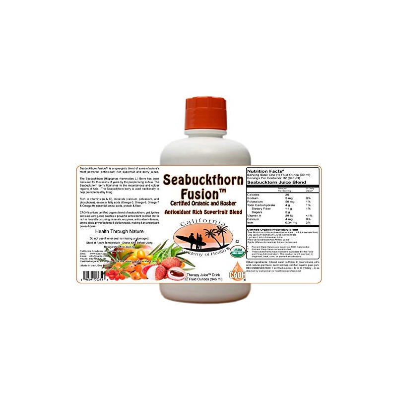 Seabuckthorn Fusion - Certified Organic Seabuckthorn Juice Blend From CAOH®
