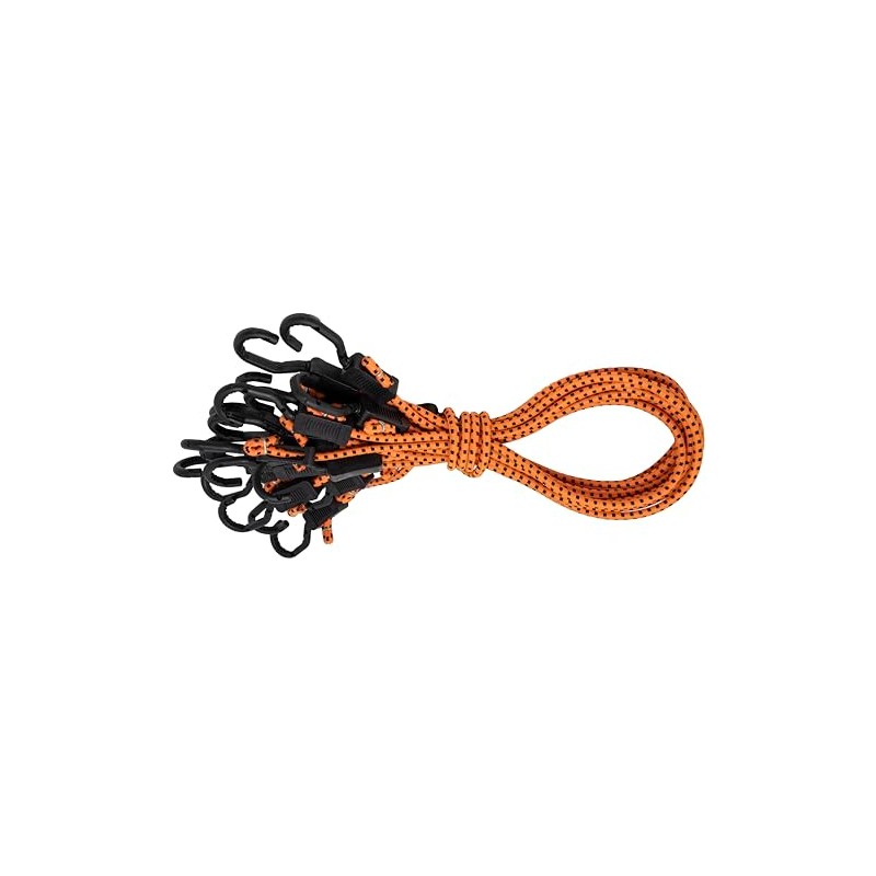 Kotap MABC-36 All Purpose Light Duty Adjustable Bungee Cords, Orange/Black,