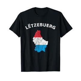 Luxembourg Flag Silhouette, Luxembourg Travel, Letzebuerg T-Shirt